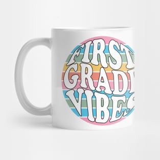 first grade vibes school design Mug